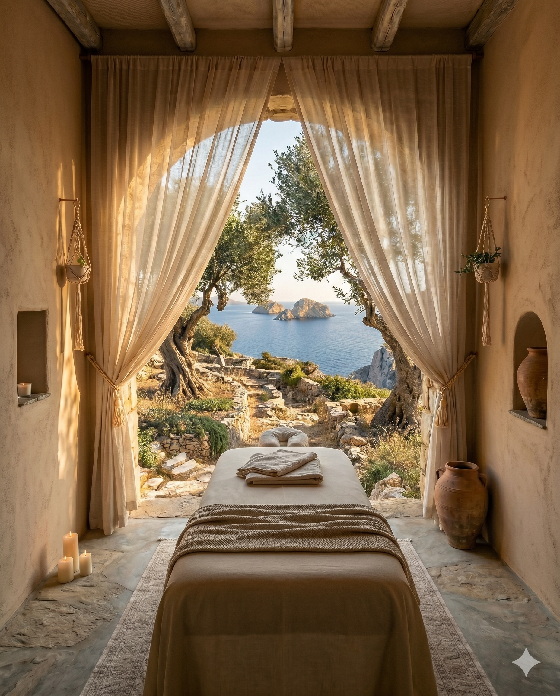 Lino Cambi — the spa, cliff above the Libyan Sea